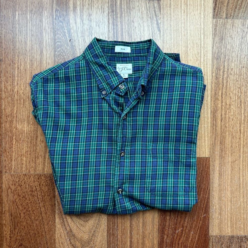 J. Crew Slim Brushed Twill Shirt
